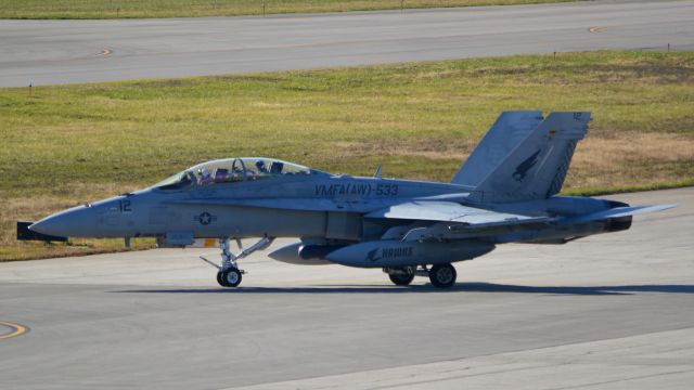 McDonnell Douglas FA-18 Hornet (16-4967) - HAWK1 from VMFA(AW)-533  F/A-18D