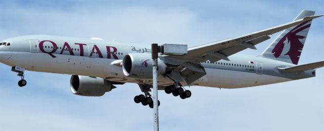 Boeing 777-200 (A7-BBD) - Arriving LAX from Hamad Intl (DOH/OTHH) Jul 21 2018