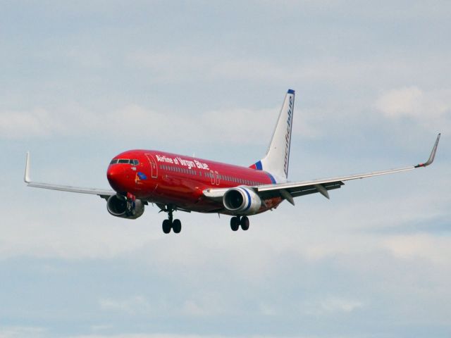 Boeing 737-800 (VH-VOX) - On short finals for runway 05. Thursday 12th July 2012.