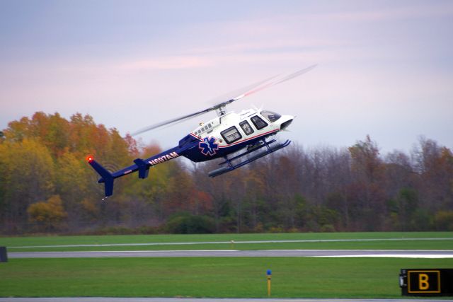 Bell 407 (N697AM) - Autorotation training