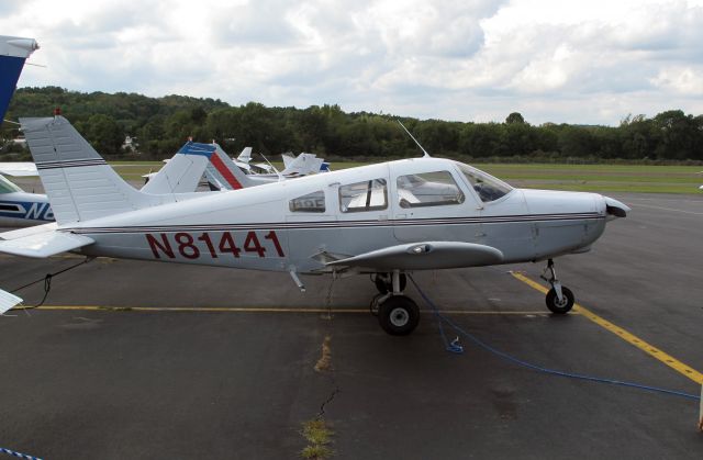 Piper Cherokee (N81441) - The charter and training fleet at Arrow aviation, phone (203) 7781150.