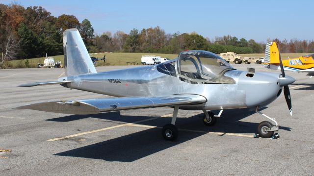 — — - A VAN'S RV-12 on the ramp at Folsom Field, Cullman Regional Airport, AL - October 4, 2022.