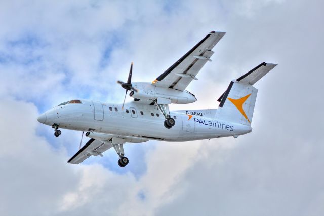 de Havilland Dash 8-100 (C-GPAU) - PAL Airlines 905 Short Final for 26 In Goosebay