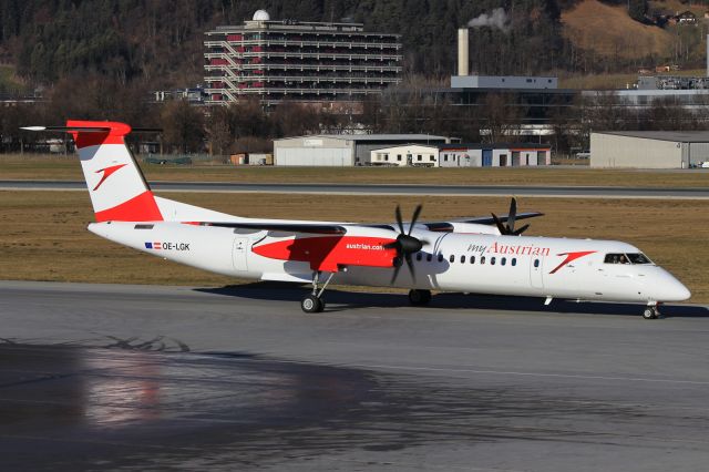 de Havilland Dash 8-400 (OE-LGK) - First Visit in the new Austrian Livery