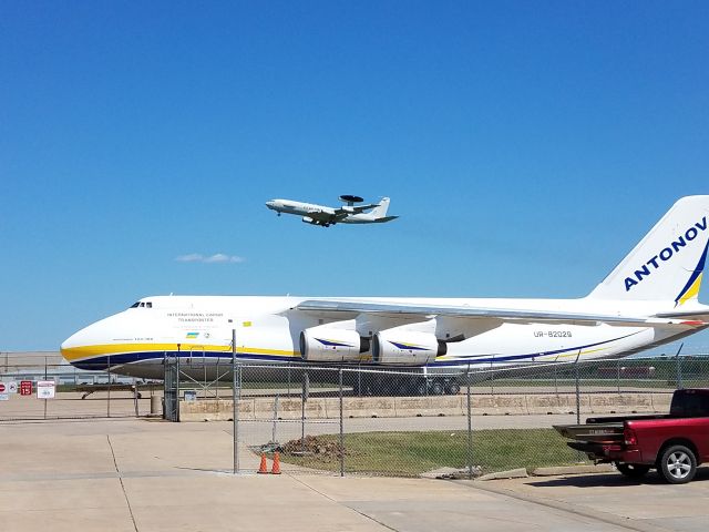 Antonov An-12 (UR-82029) - AN-124 and AWAC at KTUL