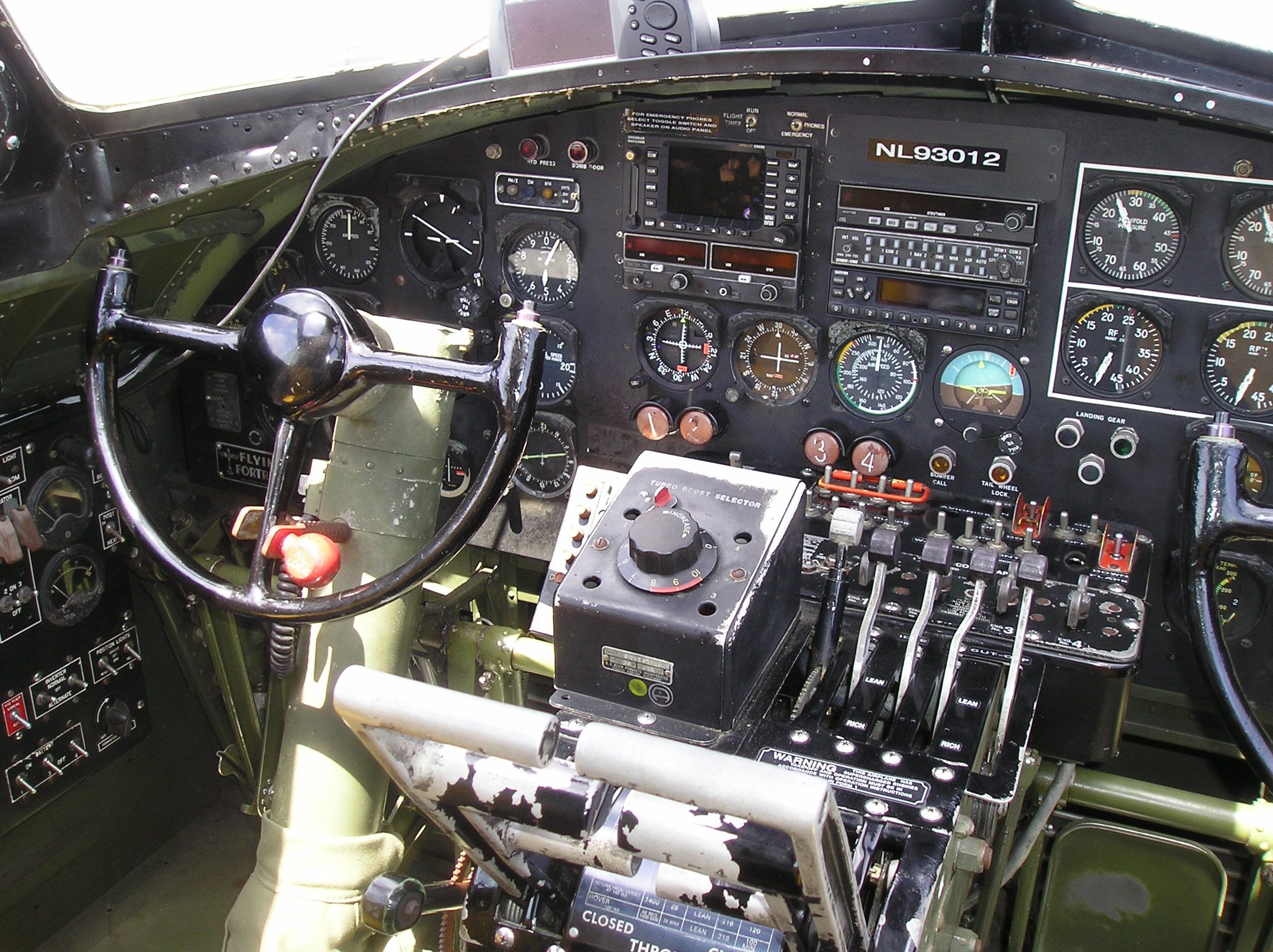 — — - B-17 Cockpit