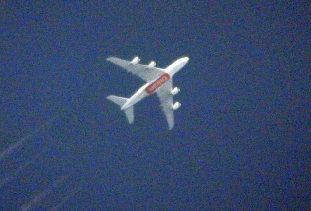Airbus A380-800 (A6-EEA) - Flying @ 37000 feet