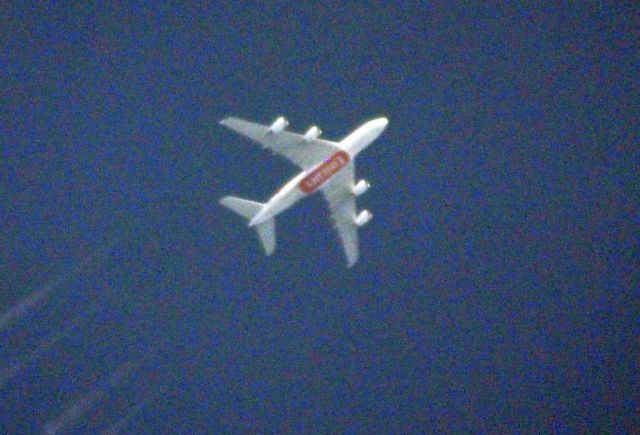 Airbus A380-800 (A6-EEA) - Flying @ 37000 feet