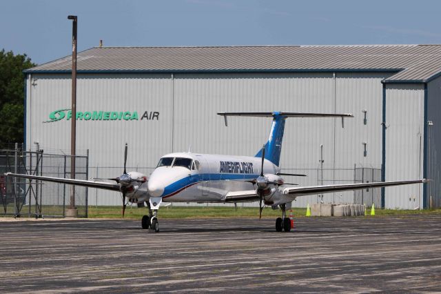 Beechcraft 1900 (N718AF) - N718AF on the ramp at KTOL on 27 Jun 2019.