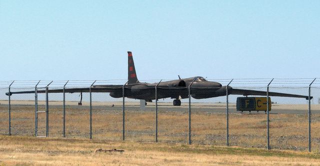 Lockheed ER-2 (80-1085) - Flashback to 2009 ~~br /This was as close as we were permitted to get as this Lockheed U-2S "Dragon Lady" was taxiing to take off.