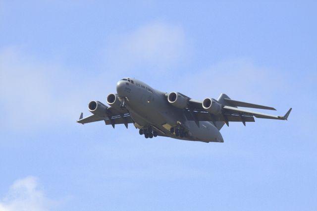 N90059 — - A Huge C-17 on approach into Keesler Air Force Base and after landing it came to a stop and backed up down the runway. The C-17 is from Altus Air Force Base in Southwest Oklahoma and is the 97th Air Mobility Wing (97 AMW). They fly C-17's and KC-135 Stratotankers.