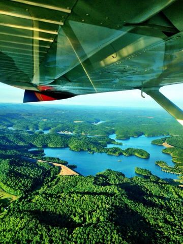 Cessna Skylane (N79180) - Summersville Lake, West Virginia.