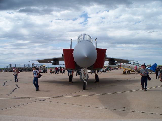 McDonnell Douglas F-15 Eagle — - Static display at Dyess.