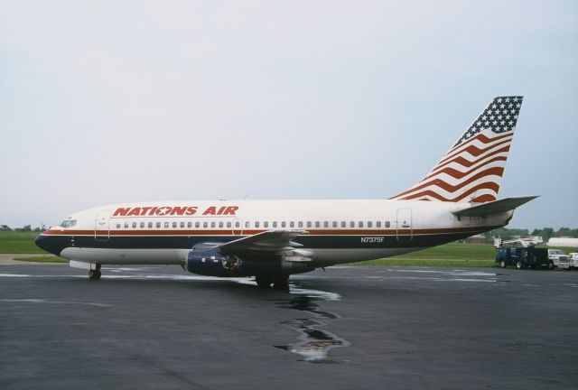 Boeing 737-200 (N7375F) - This charter i photographed At Buffalo/Niagara International Airport.KBUF