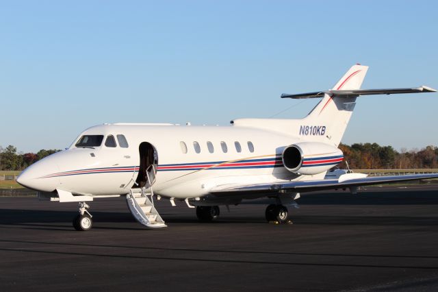 Hawker 800 (N810KB) - Parked on ramp at CTJ on 11/11/2011