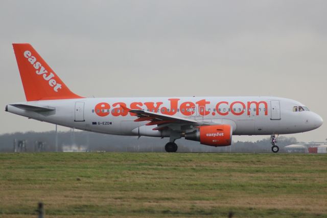 Airbus A319 (G-EZDW) - First photo of G-EZDW in database.