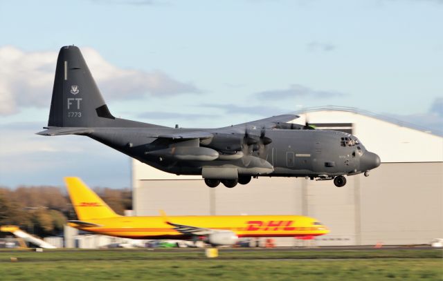 Lockheed C-130 Hercules (12-5773) - "rch5773" usaf hc-130j combat king II 12-5773 landing at shannon 3/10/20.