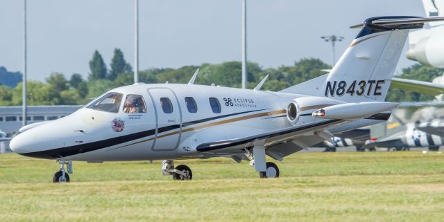 Eclipse 500 (N843TE) - For all you Heavy Metal fans out there, Bruce Dickinson of Iron Maiden is about to put this Eclipse through its paces