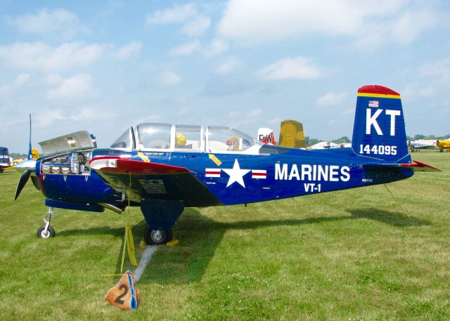 Beechcraft Bonanza (36) (N245Z) - At Oshkosh. 1957 Beech T-34B