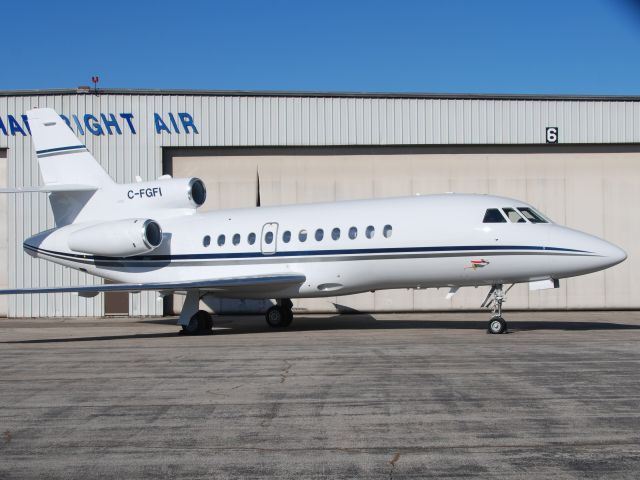 Dassault Falcon 900 (C-FGFI) - Chartright privately managed Dassault Falcon 900B C-FGFI at Torontos Pearson Airport Jan 22/10.  Chartright manages 21 corporate jets, majority based out of CYYZ.