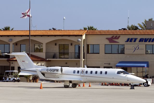 Learjet 45 (C-GQPM) - Learjet at Jet Aviation taxiing for departure at Palm Beach