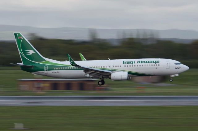 Boeing 737-700 (YI-ASH) - I’m Capt. Ayad , I was flying from Baghdad to Frankfort.