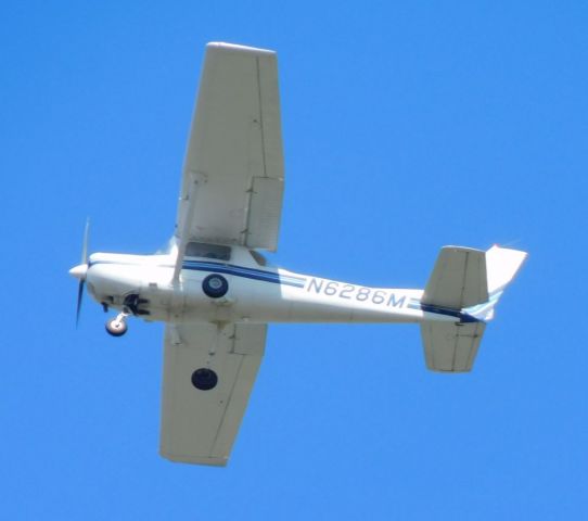 Cessna 152 (N6286M) - N6286M over Corvallis, Oregon 24th April 2019.