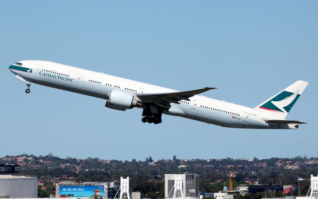 BOEING 777-300ER (B-KQR) - Climbing From Rwy 34L