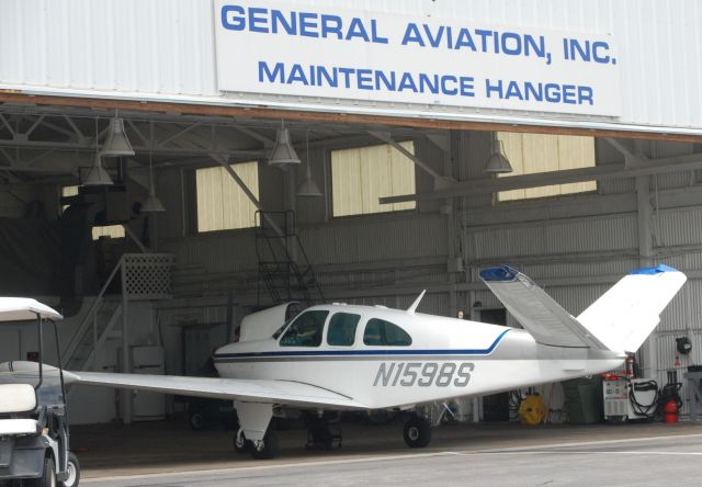 Beechcraft 35 Bonanza (N1598S) - 1962 Beech in Danville Va.