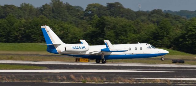 IAI 1124 Westwind (N424JR) - Nose just starting to lift