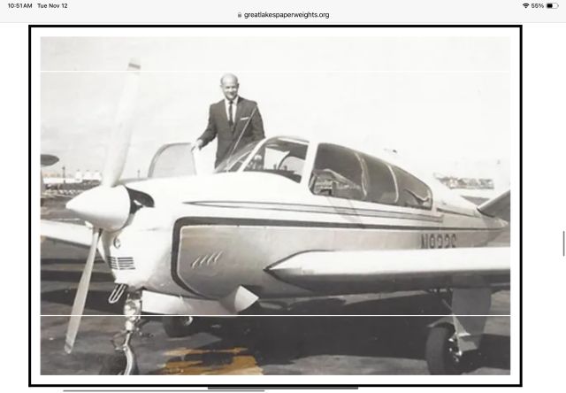 Beechcraft 35 Bonanza (N822S) - The Original Owner.