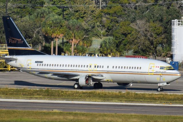 BOEING 737-400 (N251AU) - Alaska Airlines N771AS (MAY 1993 - DEC 2014)br /Flair Air C-FLHJ (JAN 2015 - AUG 2020)br /Stored at Tampa International (KTPA) AUG 2020