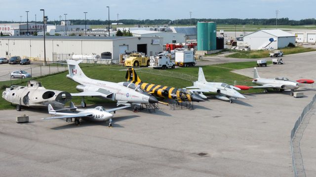 — — - These aircraft are beautifully preserved at the Canadian Warplane Heritage Museum at Hamilton Airport.