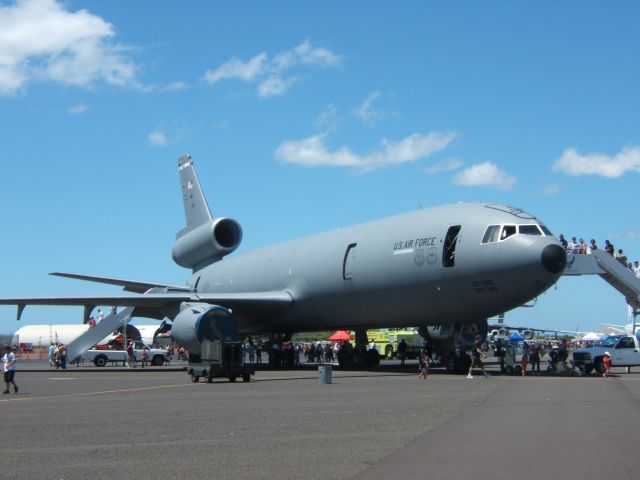 KZR10 — - KC-10 Extender parked at Hickam AFB in Honolulu for Wings over the Pacific Airshow 2009