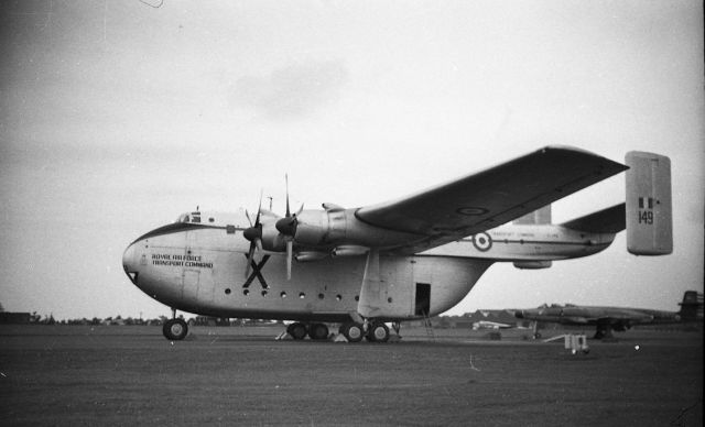 — — - 57Blackburn Beverley at Aldergrove Northern Ireland 1967.