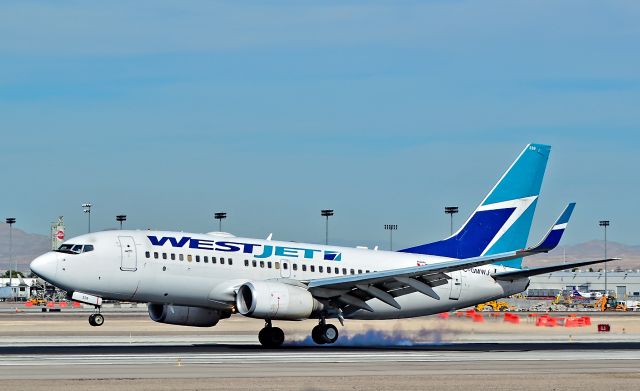 Boeing 737-700 (C-GMWJ) - C-GMWJ Westjet 2006 Boeing 737-7CT c/n 35985 - Las Vegas - McCarran International Airport (LAS / KLAS)br /USA - Nevada October 30, 2014br /Photo: Tomás Del Coro