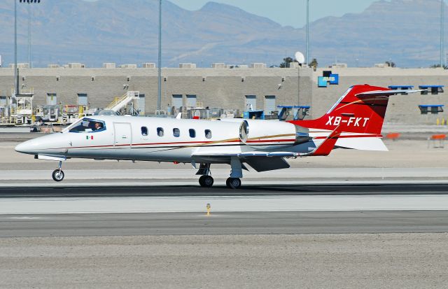 Learjet 31 (XB-FKT) - XB-FKT Learjet 31 (31029)  Las Vegas - McCarran International (LAS / KLAS) USA - Nevada, February 4, 2011 Photo: Tomas Del Coro