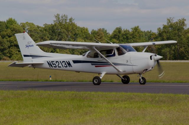 Cessna 206 Stationair (N5213M) - Taxiing for departure on runway 20 at Concord, NC