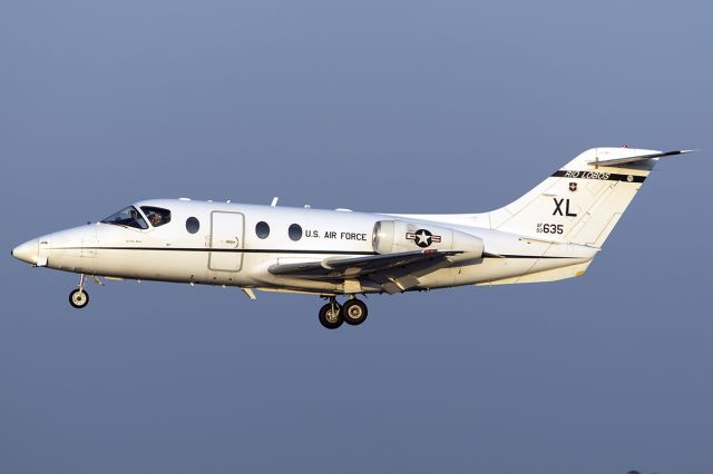 Beechcraft Beechjet (93-0635) - T-1A on short-final. -August 2014