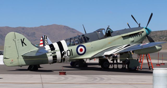 FAIREY Firefly (N518WB) - A bit of MX being performed on this Fairey Firefly (N518WB / NX518WB).