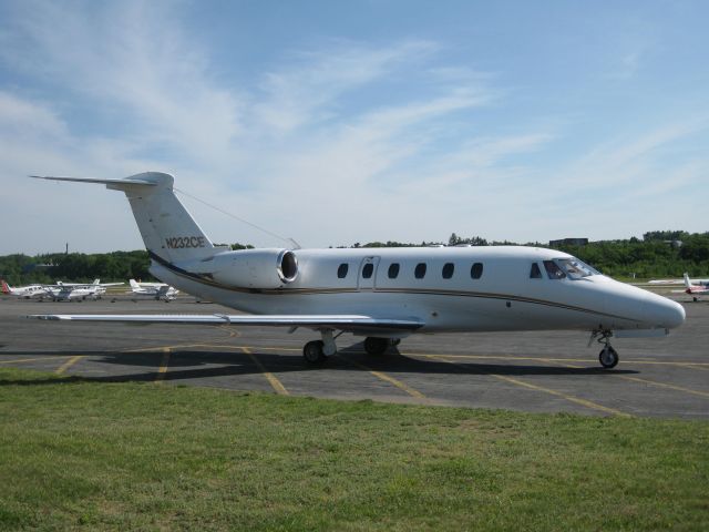 Cessna Citation III (N232CE) - Sitting on the ramp for a two-day stay in Fitchburg.