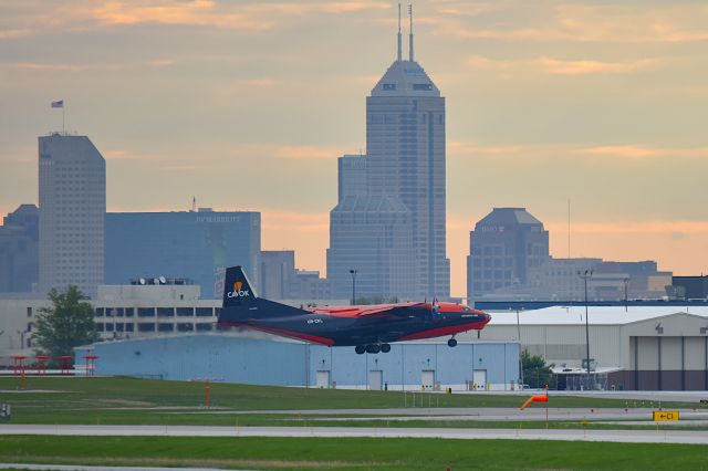 Antonov An-12 (UR-CKL) - Runway 14 departure 04-28-25