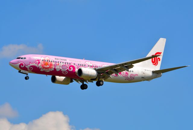 Boeing 737-700 (B-5177) - ＮＲＴ３４Ｌ↓
