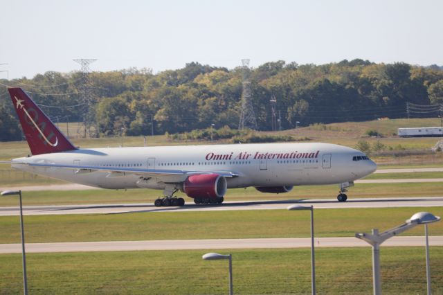 Boeing 777-200 (N846AX) - Omni Air 777 chartered by US Army.