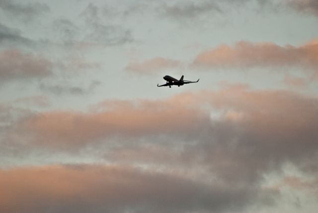 Dassault Falcon 2000 (N228BL) - 5 mile final 24