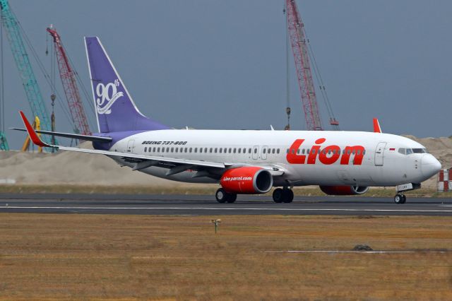 Boeing 737-700 (PK-LKV) - "90th Boeing Next Génération 737" livery