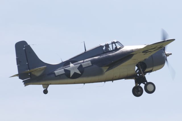 Beechcraft Duke (N315E) - General Motors FM-2 Wildcat at Warbirds over the Beach at Virginia Beach Airport on Saturday, 16 may 2015.