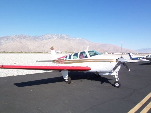 Beechcraft Bonanza (36) (N4468S) - N4468S, an A36 Bonanza at KPSP, May, 2006