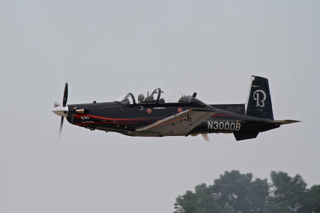 N3000B — - Hawker Beechcraft Texan 2 arriving at Airventure in July 2012