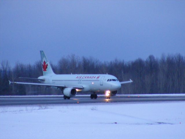 Airbus A320 — - preparing for take off